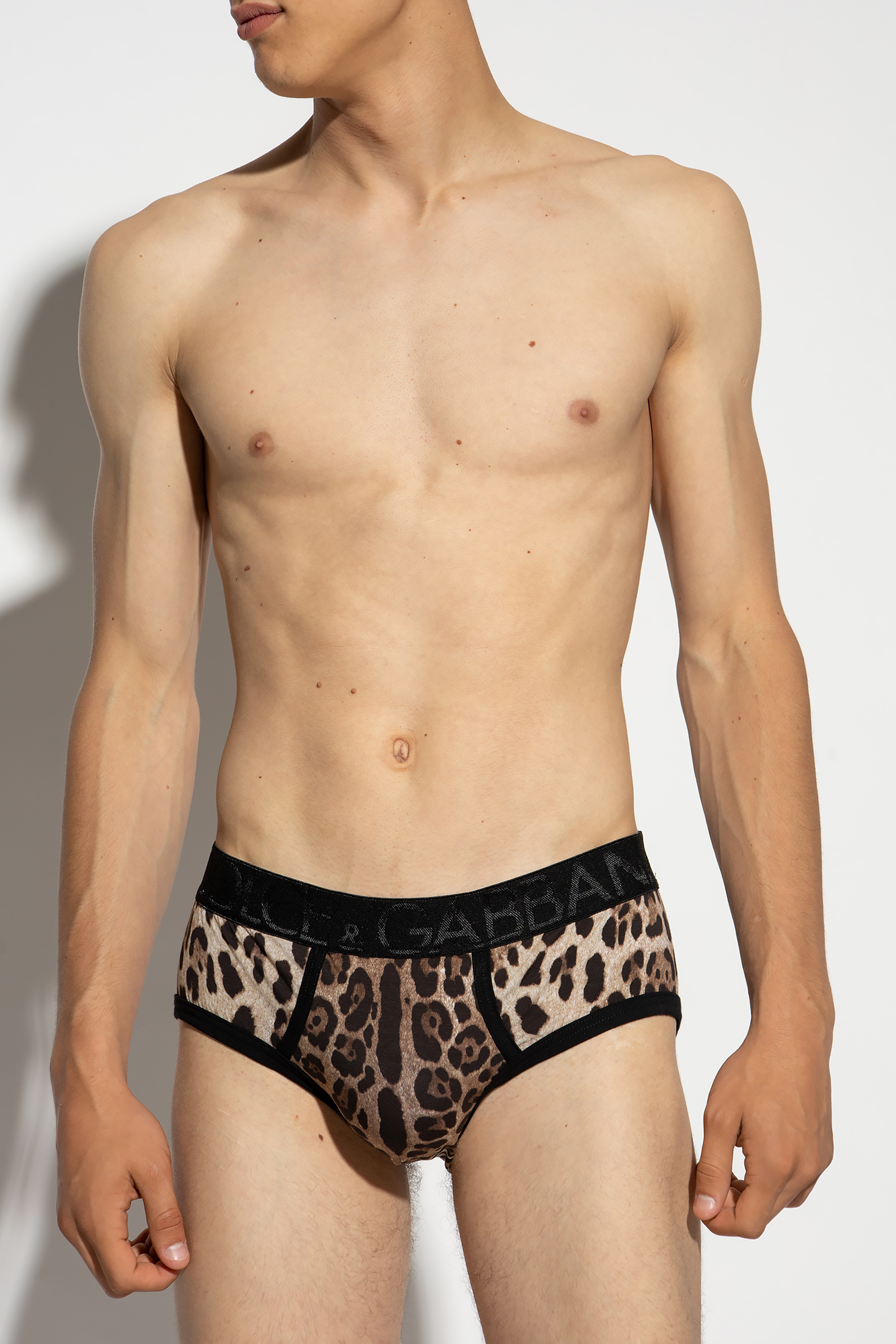 Dolce Gabbana Leopard print briefs Men s Clothing Vitkac